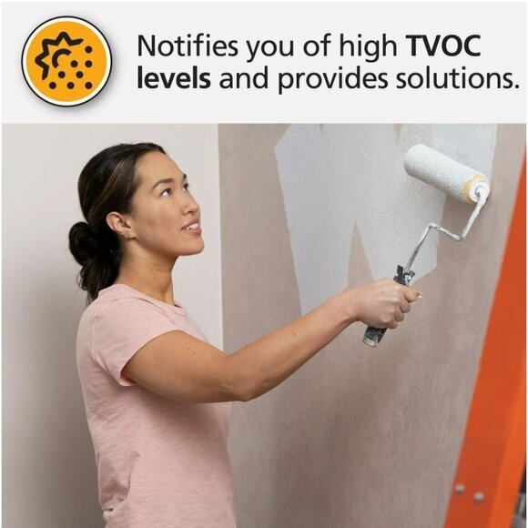 Kidde Hardwired Smart Smoke Detector Indoor Air Quality Monitor & Battery Backup - Picture 10 of 14